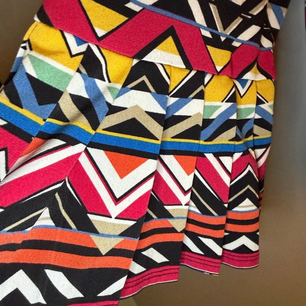 Rafaella Multicolor Geometric Long Sleeve Top - Picture 4 of 6
